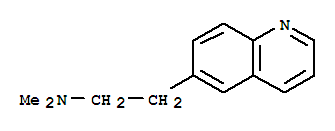 (9CI)-N,N-二甲基-6-喹啉乙胺结构式_847248-33-3结构式