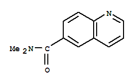 (9CI)-N,N-二甲基-6-喹啉羧酰胺结构式_847248-48-0结构式