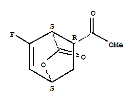 甲基(1R,4R,5S)-8-氟-3-氧代-2-氧杂双环[2.2.2]辛-7-烯-5-羧酸酯结构式_847823-63-6结构式