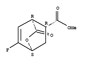 甲基(1R,4S,5S)-7-氟-3-氧代-2-氧杂双环[2.2.2]辛-7-烯-5-羧酸酯结构式_847823-77-2结构式