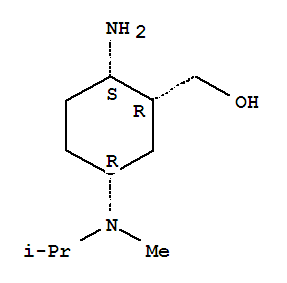 (1R,2S,5R)-(9CI)-2-氨基-5-[甲基(1-甲基乙基)氨基]-环己烷甲醇结构式_847957-55-5结构式