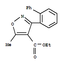 (9CI)-3-[1,1-联苯]-2-基-5-甲基-4-异噁唑羧酸乙酯结构式_848186-84-5结构式
