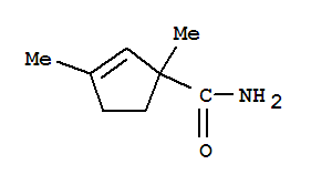 (9ci)-1,3-二甲基-2-环戊烯-1-羧酰胺结构式_84884-06-0结构式