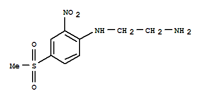 N-(2-氨基乙基)-N-[4-(甲基磺酰基)-2-硝基苯基]胺结构式_849035-93-4结构式