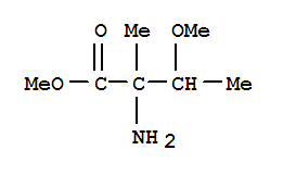 (9ci)-3-甲氧基-D-异缬氨酸甲酯结构式_84907-77-7结构式
