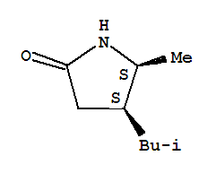 5-甲基-4-(2-甲基丙基)-(4s,5s)-rel-2-吡咯烷酮结构式_850080-17-0结构式