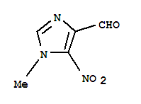 (9ci)-1-甲基-5-硝基-1H-咪唑-4-羧醛结构式_85012-72-2结构式