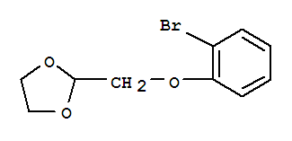 2-(2-溴苯氧基甲基)-[1,3]二氧戊环结构式_850348-70-8结构式