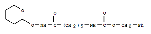 N-(2H-3,4,5,6-四氢吡喃-2-基氧基)-6-[(苯基甲氧基)羰基氨基]己酰胺结构式_850349-62-1结构式
