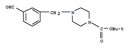 1-(3-甲酰基-苯基)-哌嗪-4-羧酸叔丁酯结构式_850375-08-5结构式