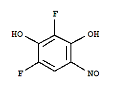 2,4-二氟-6-亚硝基-1,3-苯二醇结构式_851128-76-2结构式
