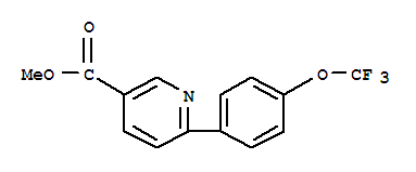 6-(4-(三氟甲氧基)苯基)烟酸结构式_851266-73-4结构式