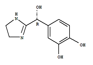 (9ci)-4-[(r)-(4,5-二氢-1H-咪唑-2-基)羟基甲基]-1,2-苯二醇结构式_85232-94-6结构式