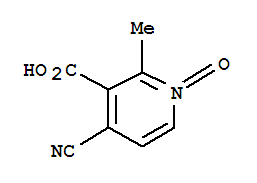 (6ci)-4-氰基-2-甲基烟酸 1-氧化物结构式_853648-80-3结构式