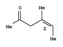 (4z)-(9ci)-4-甲基-4-己烯-2-酮结构式_85470-78-6结构式