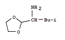 alpha-(2-甲基丙基)-1,3-二氧戊环-2-甲胺结构式_854856-43-2结构式