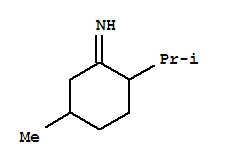 2-异丙基-5-甲基环己烷亚胺结构式_856203-17-3结构式