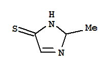 (7CI)-2-甲基-3-咪唑啉-5-硫酮结构式_856345-42-1结构式