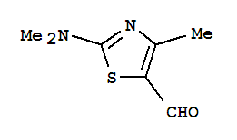 2-(二甲基氨基)-4-甲基噻唑-5-甲醛结构式_85656-49-1结构式