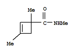 (9ci)-n,1,3-三甲基-2-环丁烯-1-羧酰胺结构式_85673-29-6结构式