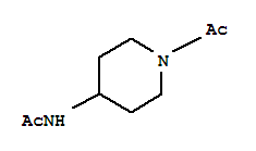 (5CI)-4-乙酰氨基-1-乙酰基哌啶结构式_856846-18-9结构式