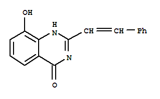 (6ci)-8-羟基-2-苯乙烯-4(3H)-喹唑啉酮结构式_857204-78-5结构式