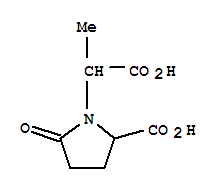 2-羧基--alpha--甲基-5-氧代-1-吡咯烷乙酸结构式_857425-57-1结构式