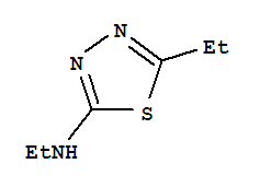 (5ci)-2-乙基-5-乙基氨基-1,3,4-噻二唑结构式_857748-78-8结构式