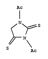(5ci)-1,3-二乙酰基-2,4-二硫代乙内酰脲结构式_857766-78-0结构式