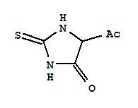 (5ci)-5-乙酰基-2-硫代乙内酰脲结构式_857767-02-3结构式