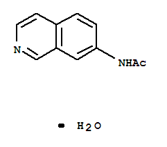 (5ci)-7-乙酰氨基异喹啉水合物结构式_858194-18-0结构式