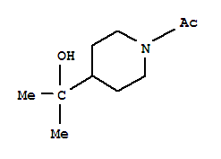 1-[4-(2-羟基-2-丙基)-1-哌啶基]乙酮结构式_858262-43-8结构式