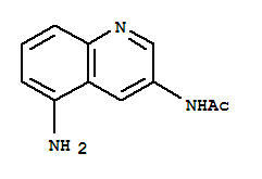 (5CI)-3-乙酰氨基-5-氨基喹啉结构式_858466-85-0结构式 (5CI)-3-乙酰氨基-5-氨基喹啉结构式_858466-85-0结构式