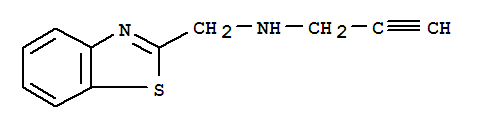 (9ci)-n-2-丙炔-2-苯并噻唑甲胺结构式_85902-44-9结构式