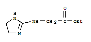 n-(4,5-二氢-1H-咪唑-2-基)-甘氨酸乙酯结构式_859451-08-4结构式