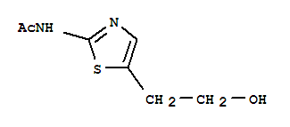 (5ci)-2-乙酰氨基-5-噻唑乙醇结构式_859482-19-2结构式