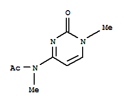 (5ci)-n-乙酰基-n,1-二甲基-胞核嘧啶结构式_859739-98-3结构式
