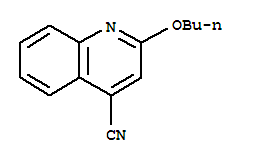 2-丁氧基-4-喹啉甲腈结构式_859929-66-1结构式