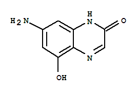 7-氨基-5-羟基-2(1H)-喹噁啉酮结构式_860367-75-5结构式