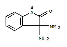 3,3-二氨基-1,3-二氢-2H-吲哚-2-酮结构式_860440-58-0结构式