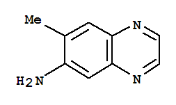 7-甲基喹噁啉-6-胺结构式_860502-16-5结构式