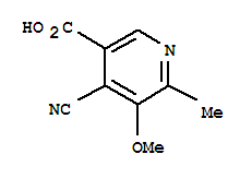 (4ci)-4-氰基-5-甲氧基-6-甲基-烟酸结构式_861045-18-3结构式
