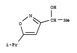 3-Isoxazolemethanol ,-alpha--methyl-5-(1-methylethyl)-Structure,861136-08-5Structure 3-Isoxazolemethanol ,-alpha--methyl-5-(1-methylethyl)- Structure,861136-08-5Structure