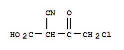 Gamma-chloro-alpha-cyano-acetoacetic acid Structure