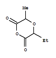 3-乙基-5-甲基-1,4-二恶烷-2,6-二酮结构式_861540-32-1结构式