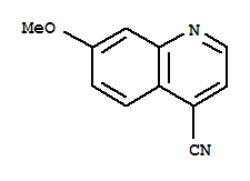 7-甲氧基-4-喹啉甲腈结构式_861620-90-8结构式