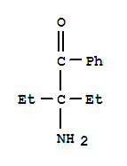 2-氨基-2-乙基-1-苯基-1-丁酮结构式_861775-63-5结构式