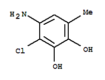 (2ci)-5-氨基-6-氯-3-高邻苯二酚结构式_861799-57-7结构式