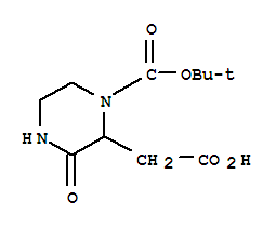 (R,s)-4-boc-3-carboxymethyl-piperazin-2-oneStructure,863307-54-4Structure (R,s)-4-boc-3-carboxymethyl-piperazin-2-one Structure,863307-54-4Structure