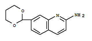 (9ci)-7-(1,3-二噁烷-2-基)-2-喹啉胺结构式_863549-16-0结构式